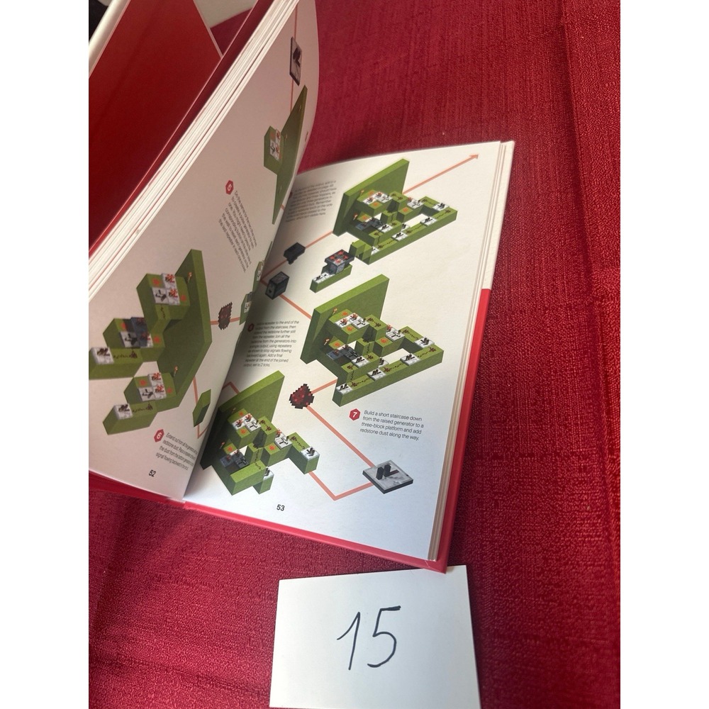 Minecraft Guide to Redstone Hardcover Book Official Mojang Guide Strategy 2017 - Picture 3 of 3